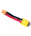 Câble de charge XT60 (M) vers XT30 batterie (F)