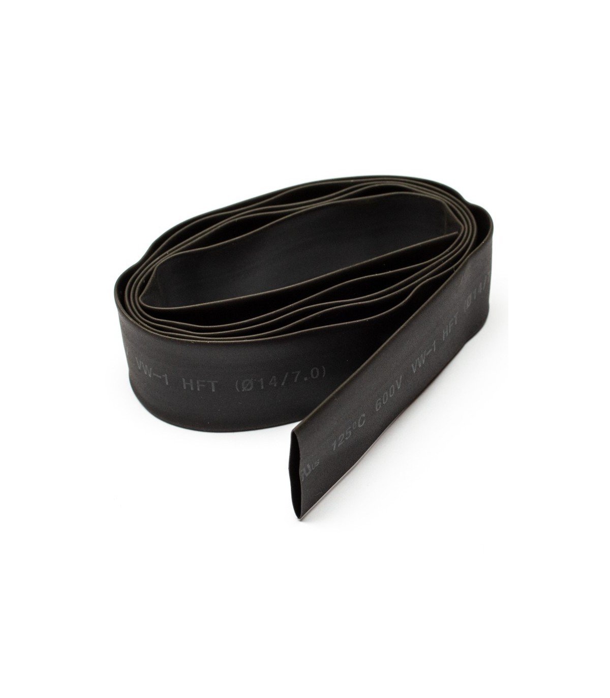 Tubo termorretráctil 14mm negro 1M