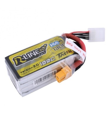 Batería de 4S 1300mAh 100C HV TATTU R Line