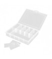 Boite de rangement 10 compartiments 134x100x29mm