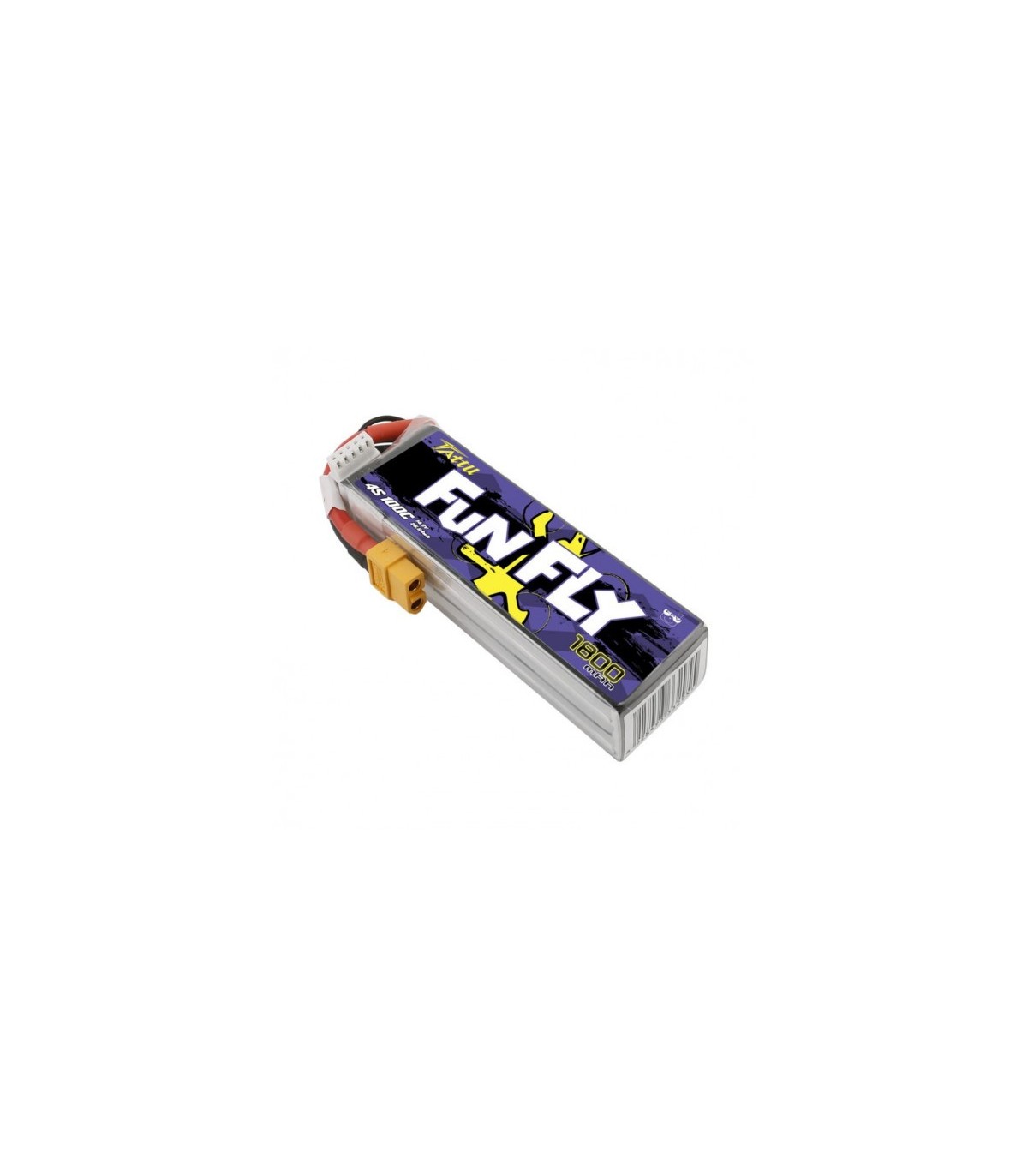 Tattu FunFly 4S 1800mAh 100C Lipo Batterij