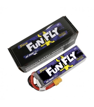 Tattu FunFly 4 S 1800 mAh 100C Lipo batteria