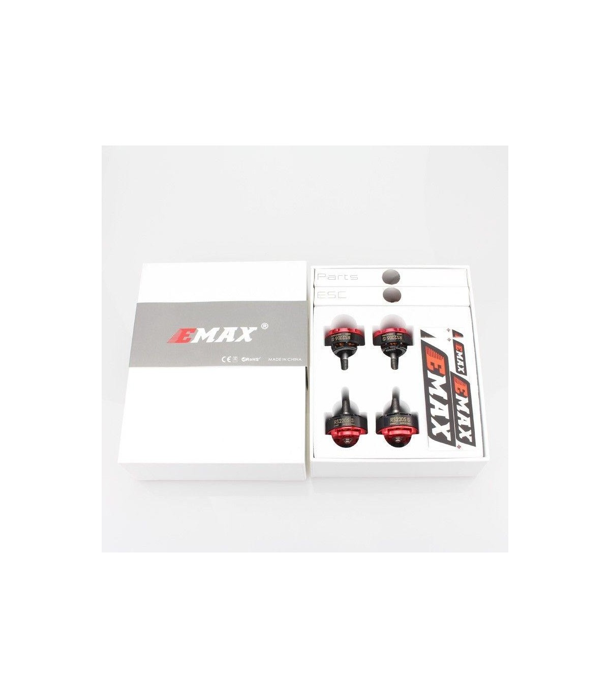 Combo 4 motori EMAX RS 2205S 2600KV e 4 ESC Proiettile 30A