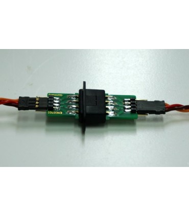 Emcotec 8-pins vleugelconnector