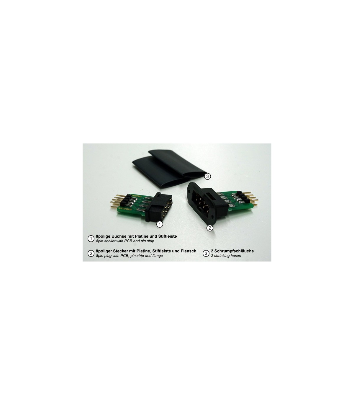 Conector de ala de 8 pines Emcotec