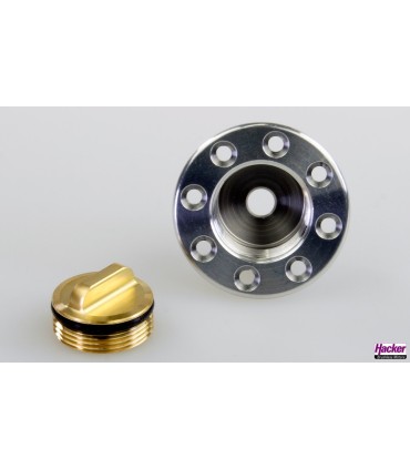 Tapón de llenado de combustible de aluminio