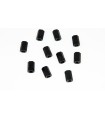 Entretoise nylon noir femelle/femelle M3x10 (par 10)