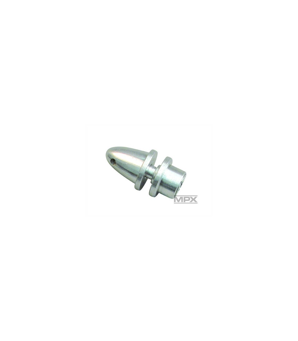 Platte mit Kegel, Achse 4 mm, Loch Propeller 6 mm Multiplex