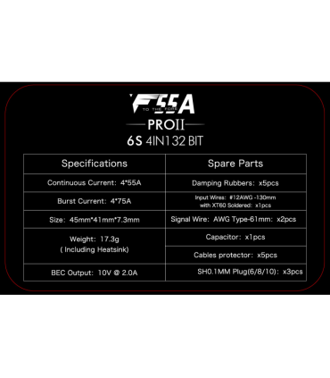 CES Tmotor F55A PRO II