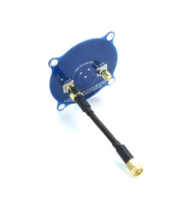 GEP-RC Tripla alimentazione patch antenna 5.8 GHz RHCP o LHCP