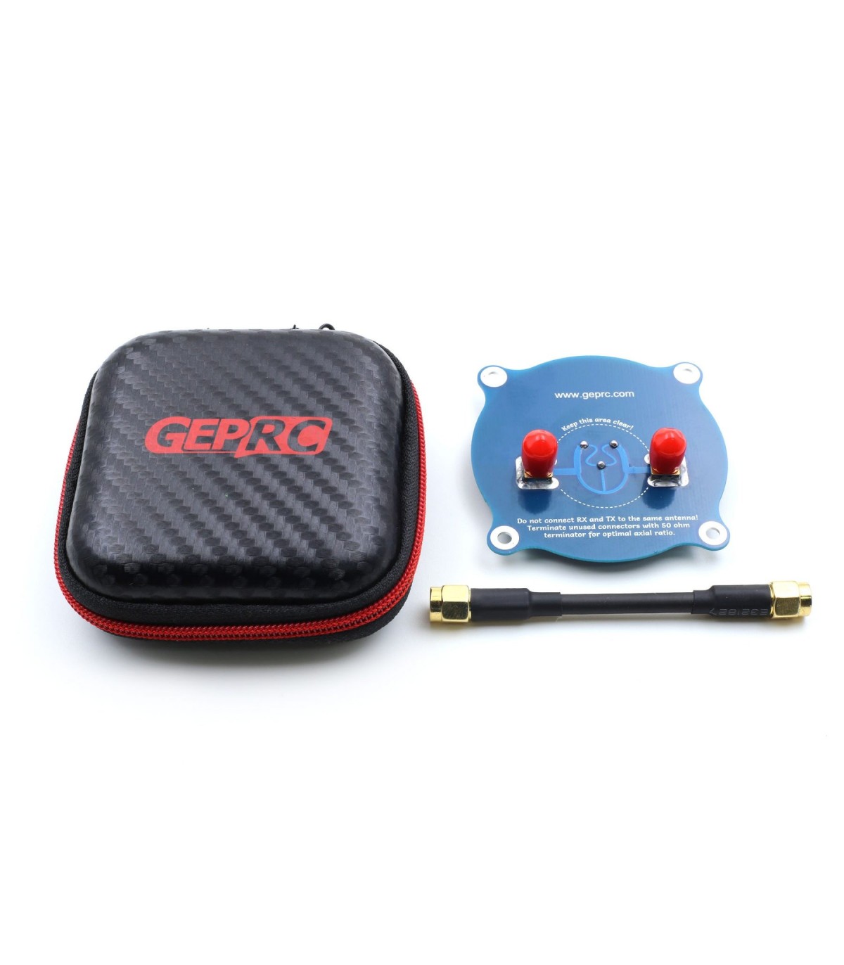 GEP-RC Tripla alimentazione patch antenna 5.8 GHz RHCP o LHCP