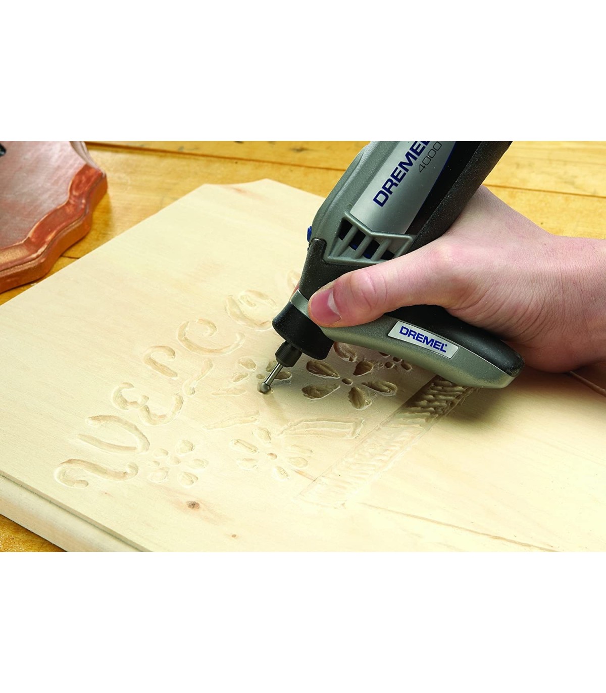 Dremel 4000 Outil Rotatif Multifonction 175W (Livré avec 4 Adaptations 65 Accessoires, Vitesse 5000-35000 tr/min)