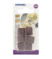 Set di 6 DREMEL Fasce di smeriglitatura 408 (Diametro 13mm, Grit 60, per Dremel Multi-purpose Strumento)