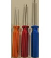 SET OF 3 SCREWDRIVERS 6 SIDES 1.5/2/2.5 MM