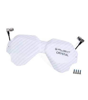 iFlight white HD CRYSTAL patch antenna for DJI FPV mask