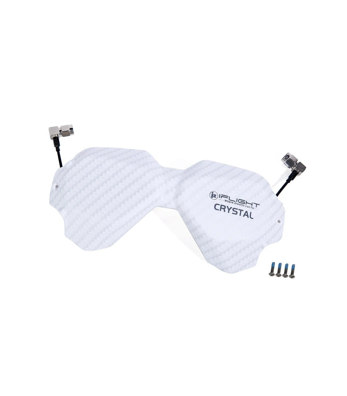 iFlight white HD CRYSTAL patch antenna for DJI FPV mask