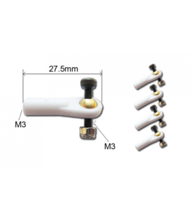 Forcelle a sfera M3 con viti M3 A2PRO (par 5)