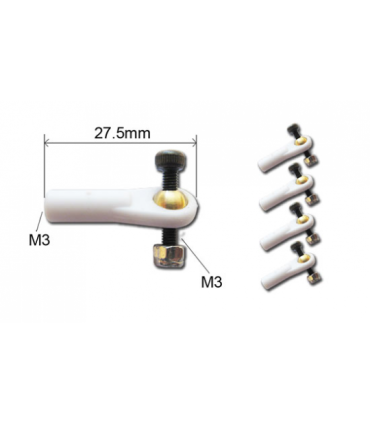 Fendas de esferas M3 com parafusos M3 A2pro (par 5)