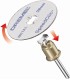 Dremel SC406 Starter Kit SpeedClic accessoires inclusief Adapter en 2 metalen snijschijven 38mm
