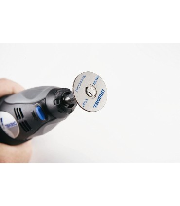 Dremel SC406 SpeedClic-Starter-Kit Zubehör, einschließlich Adapter und 2 Trennscheiben Metalle 38mm