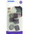 Dremel 432 Set di 6 Nastri abrasivi, Diametro 13mm, Grana 120, per Dremel Multi-purpose Strumento
