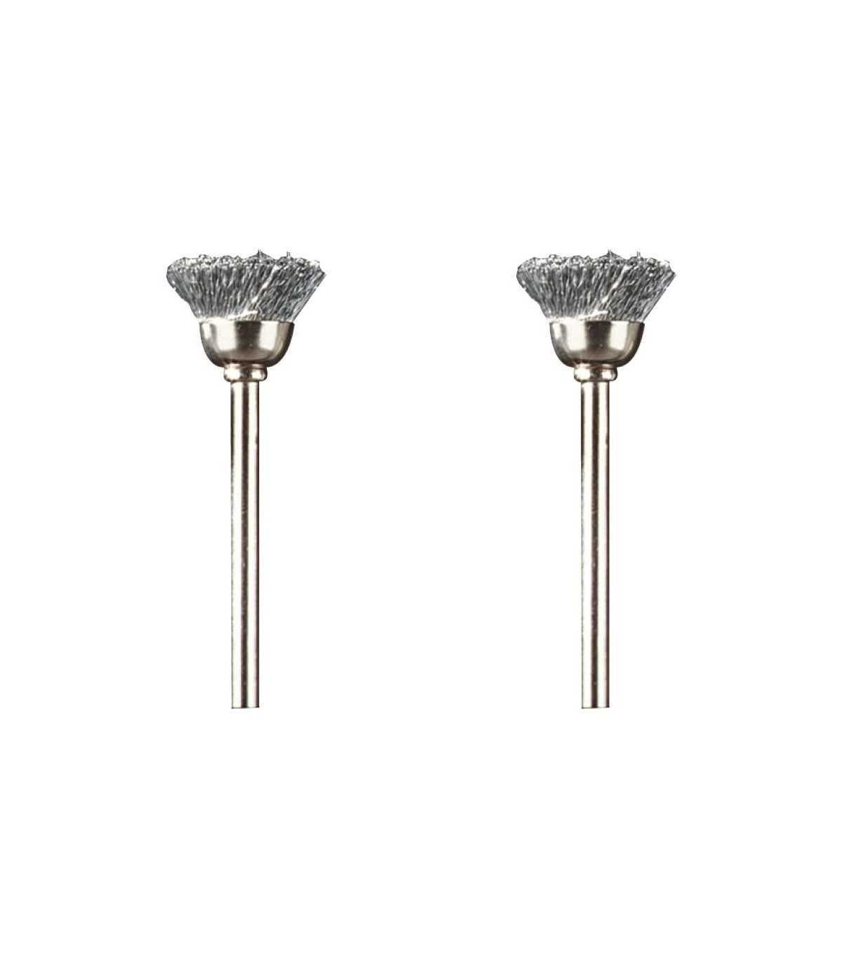 Dremel 442 Set Van 2 borstels stalen stekker Diameter 13mm om schoon te maken