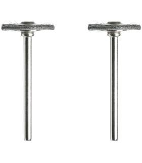 Dremel 428 Set di 2 Spazzole Corona in acciaio 19mm per pulire