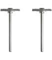 Dremel 428 Lot de 2 Brosses couronne en Acier 19mm pour nettoyer