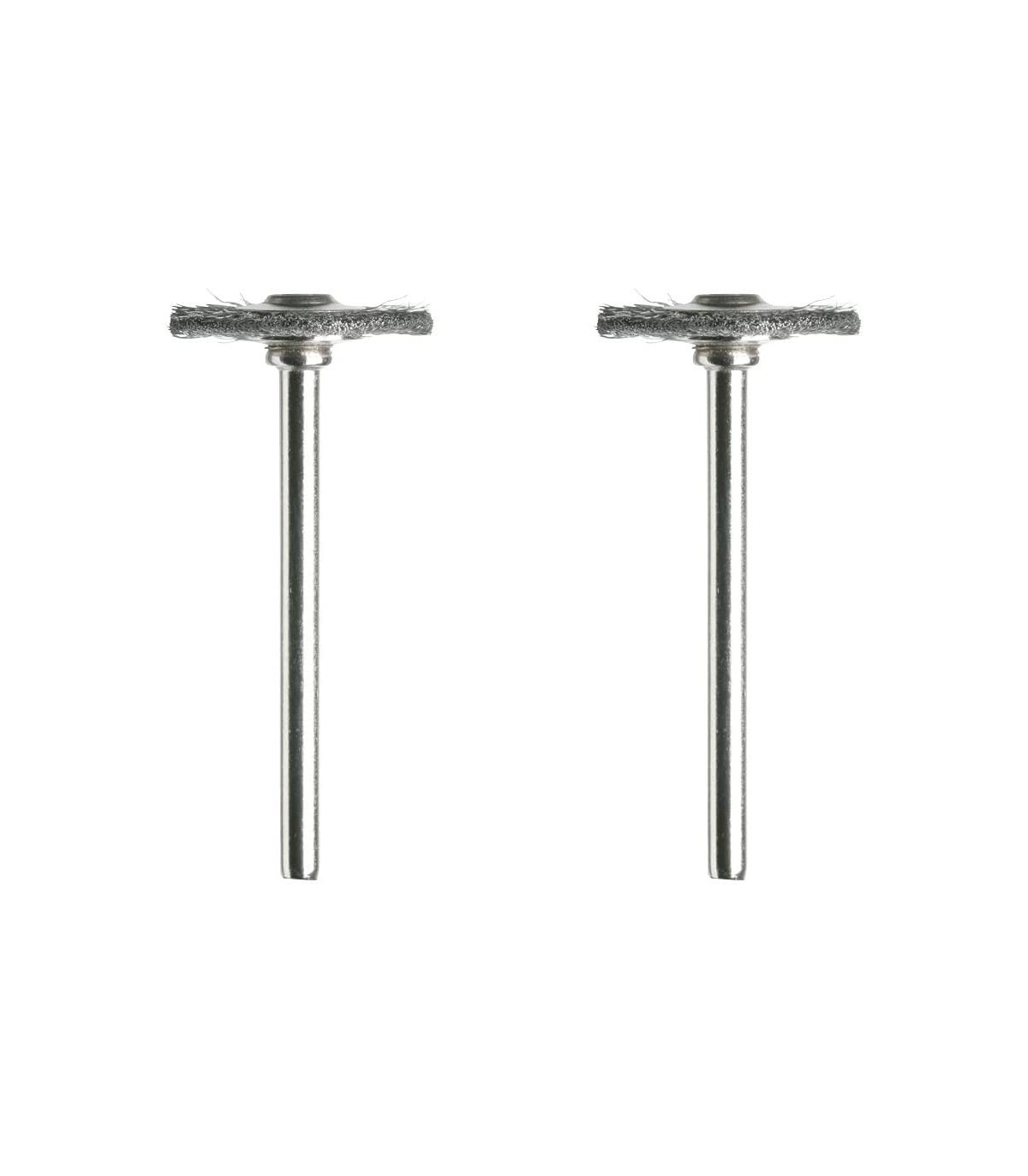 Dremel 428 Set Van 2 borstels stalen kroon 19mm om schoon te maken