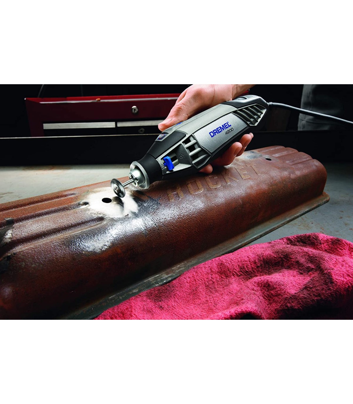 Dremel 428 Set di 2 Spazzole Corona in acciaio 19mm per pulire