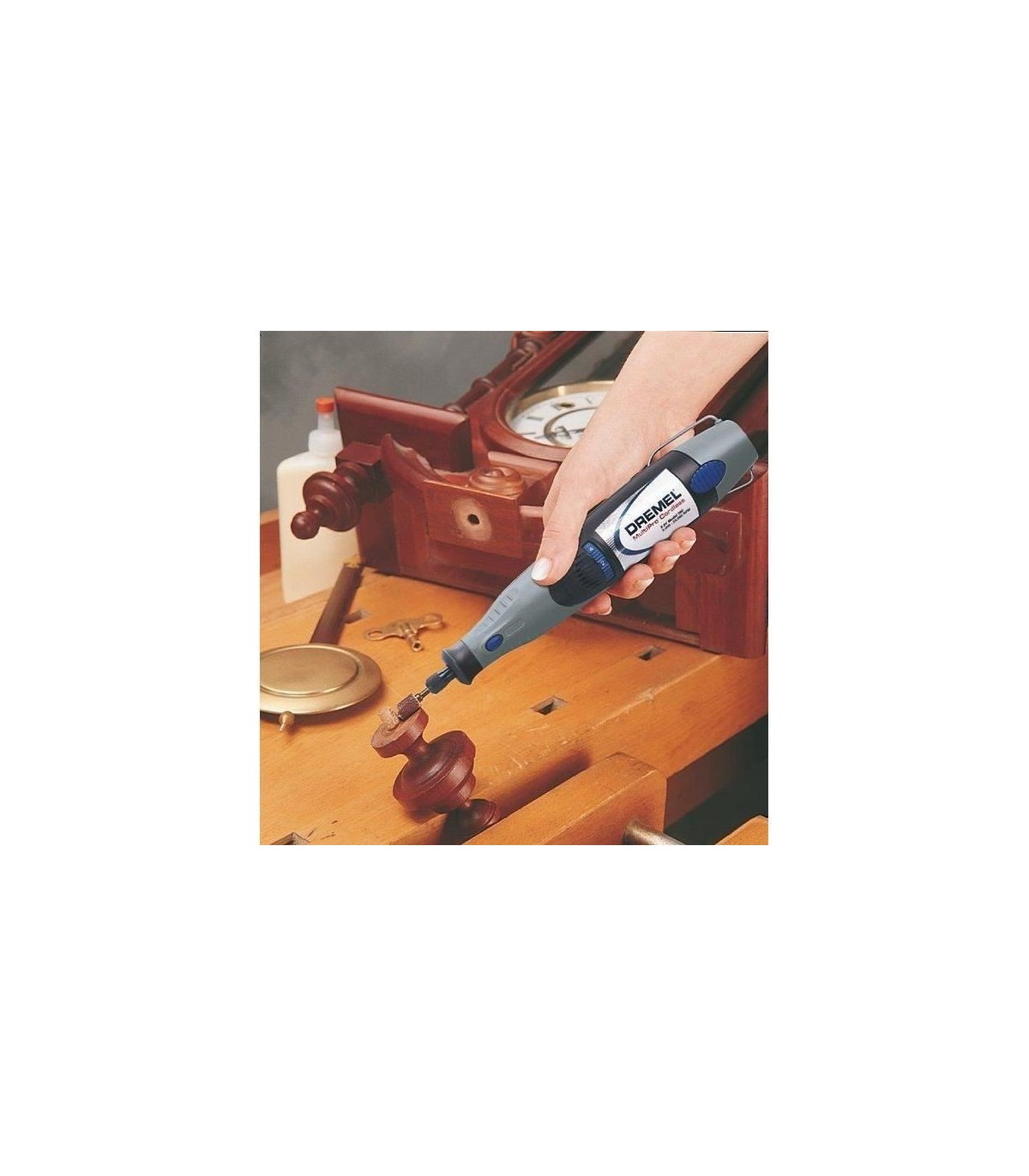 Dremel 431 6er-Streifen, Schleifen, Durchmesser 6,4 mm, Korn 60, für multifunktionswerkzeug Dremel