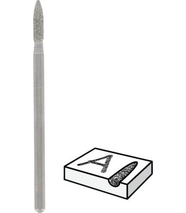 Diamantfrees Ø2, 4mm Dremel 7144