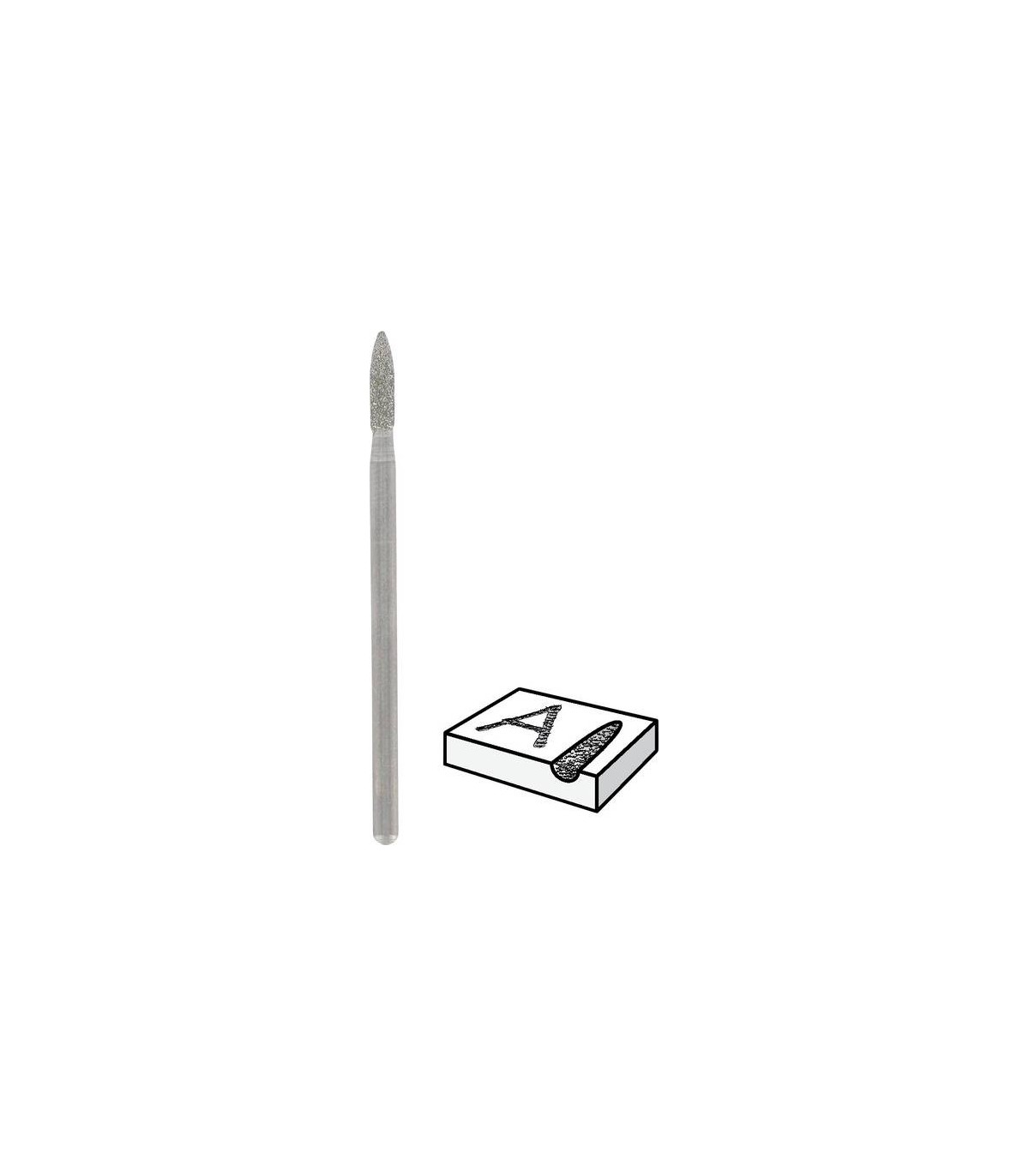 Diamantfrees Ø2, 4mm Dremel 7144