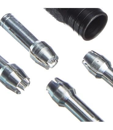 Dremel 4485 Mandrini Kit - 4 morsetti e dado di serraggio per utensile rotante multifunzione