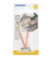 DREMEL 530 Set of 2 stainless steel brushes crown D.19mm