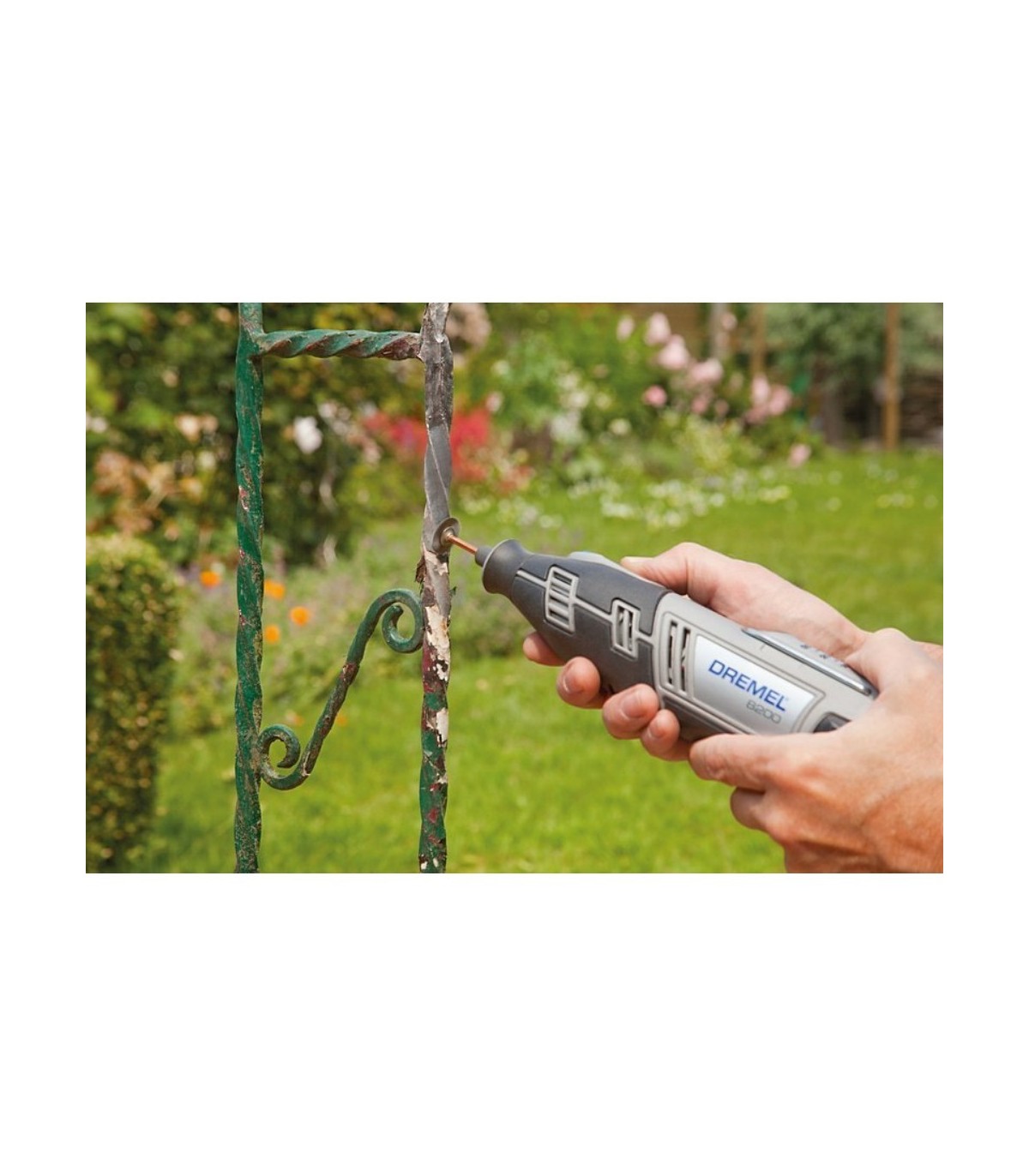 DREMEL 530 set mit 2 bürsten edelstahl-krone D. 19mm