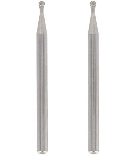Dremel 7103 Satz von 2 Diamantspitzen, Runde Spitze, arbeitsdurchmesser 2mm für Dremel Multitool