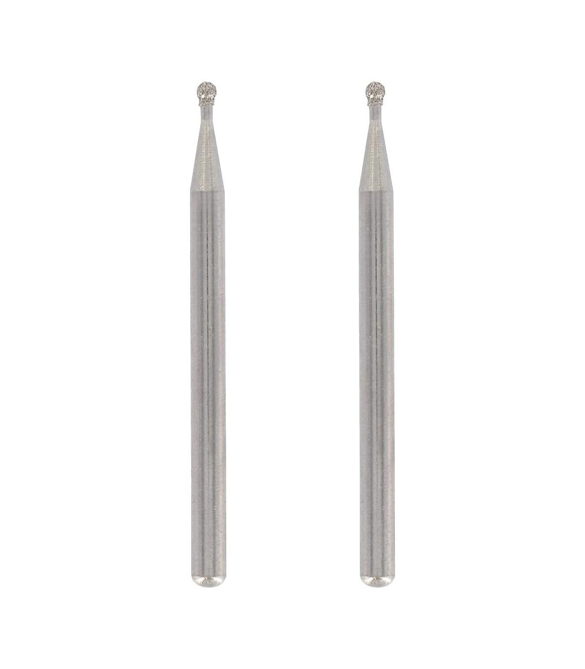 Dremel 7103 Satz von 2 Diamantspitzen, Runde Spitze, arbeitsdurchmesser 2mm für Dremel Multitool