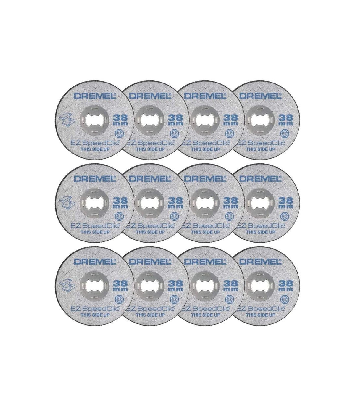 Dremel SC456B conjunto de 12 discos/Discos De Corte / Corte De Metal de Velocidade CZ 38 mm com ferramentas rotativas de Dremel