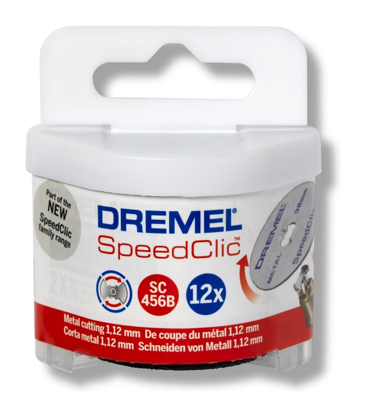 Dremel SC456B conjunto de 12 discos/Discos De Corte / Corte De Metal de Velocidade CZ 38 mm com ferramentas rotativas de Dremel
