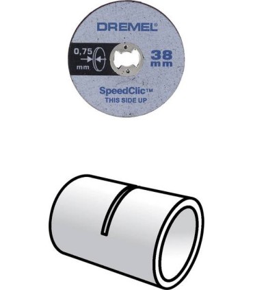 5 SpeedClic Dremel SC409 thin cutting discs