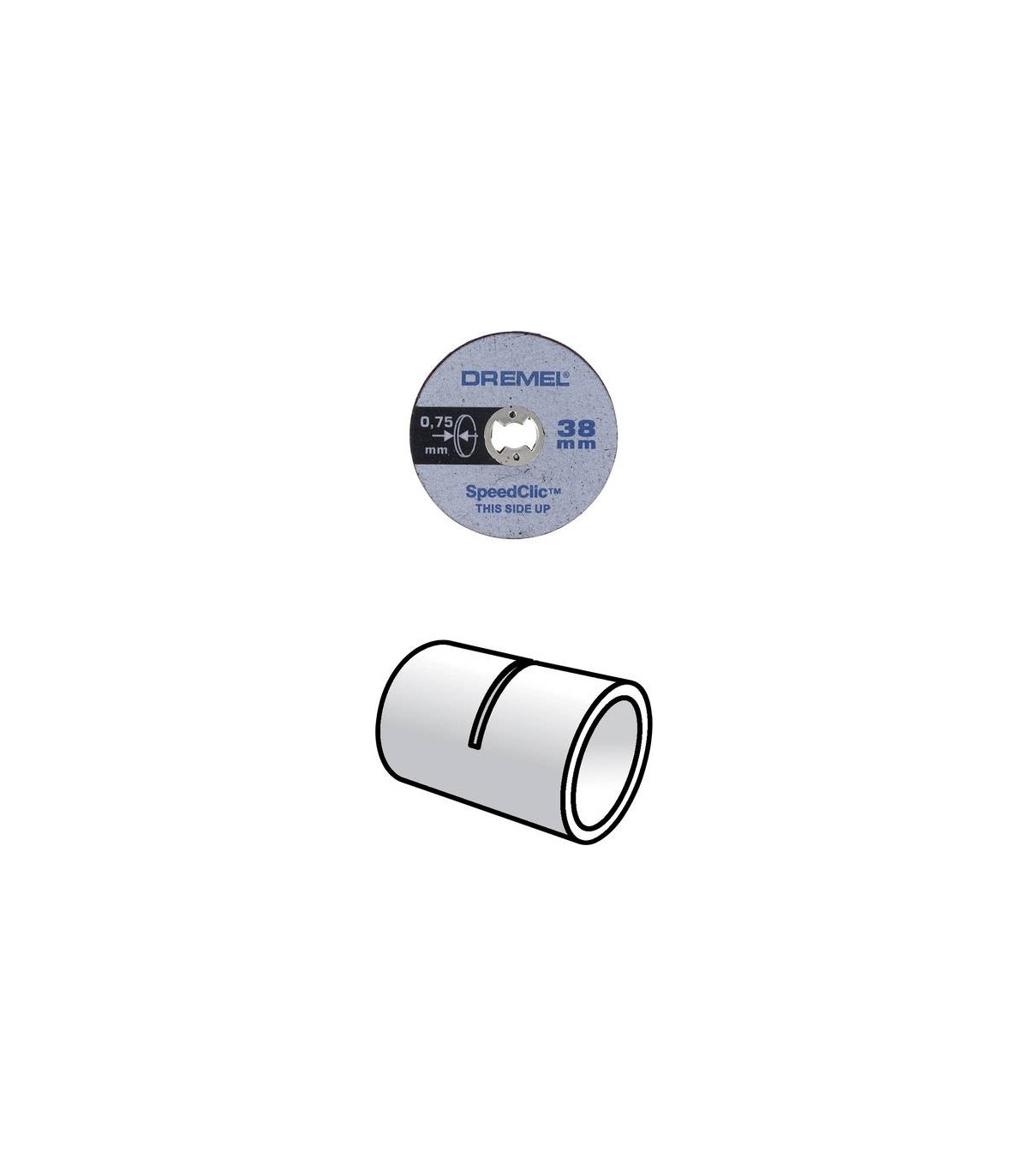 5 SpeedClic Dremel SC409 thin cutting discs