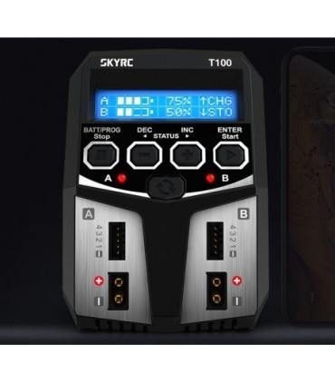 Ladegerät t100 DUO SKYRC 2x50W