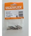 Chapes métal M2,5 Multiplex (x10)