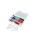 Caixa de armazenagem 24 compartimentos 202x137x40mm