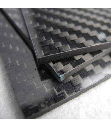Carbonio piatto Lunghezza 1 m (3mm x 1mm)