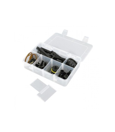 Caja de almacenamiento 8 compartimentos 187x126x43mm