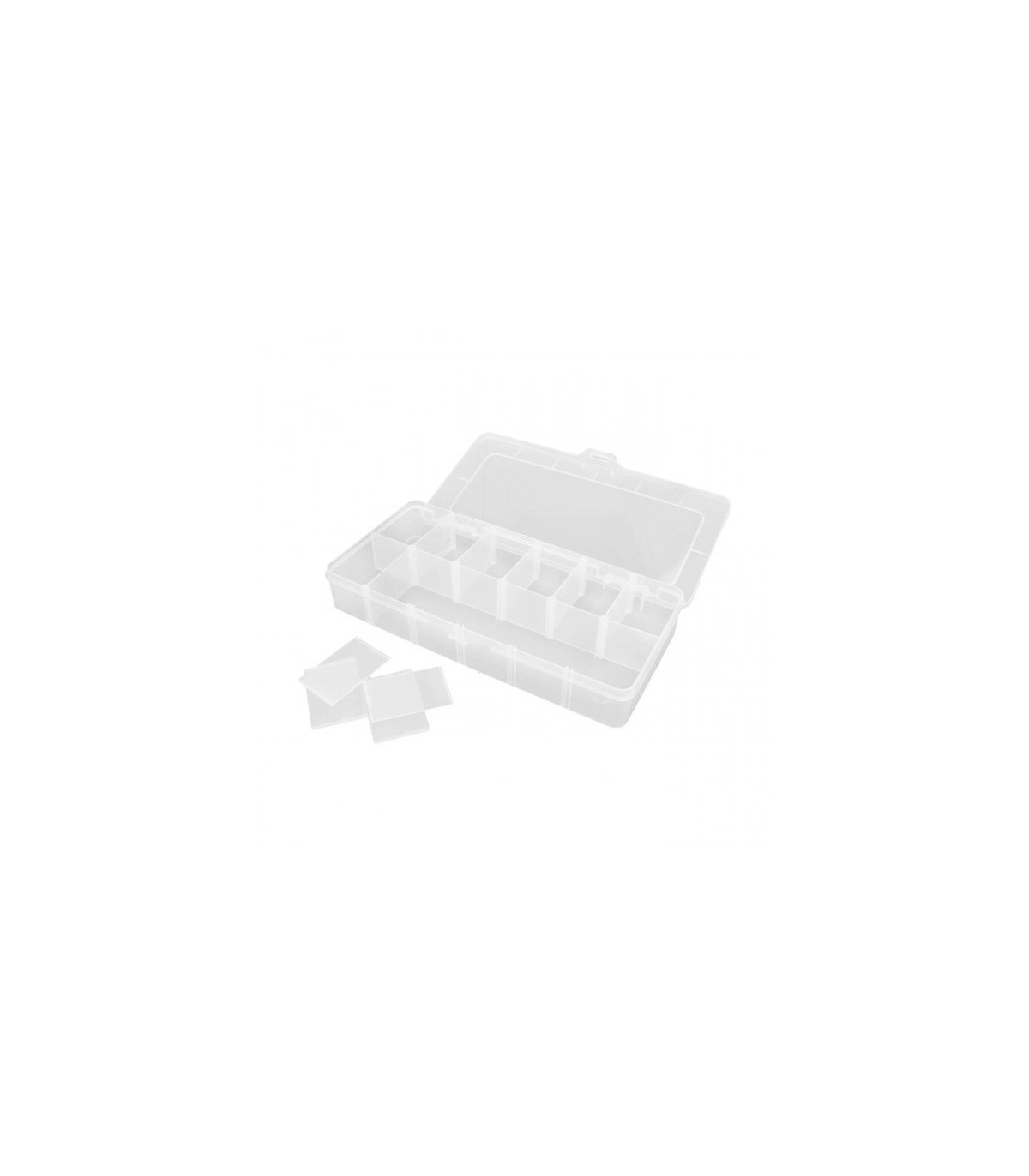 Boite de rangement 12 compartiments 260x125x43.5mm