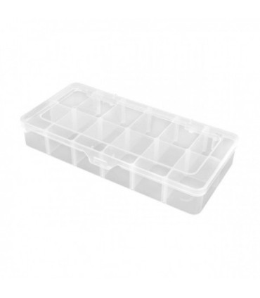 Boite de rangement 12 compartiments 260x125x43.5mm