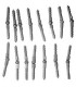 Hinges pencil 68mm Robart (by 15)
